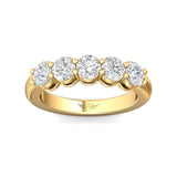 Sugarock Classic Diamond Bands 14K Yellow Gold Anniversary Band DEF VVS-VS