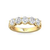 Sugarock Classic Diamond Bands 14K Yellow Gold Anniversary Band DEF VVS-VS