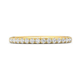 Sugarock Micropave 14K Yellow Gold Wedding Band DEF VVS-VS