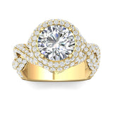 Sugarock Encore 14K Yellow Gold Engagement Ring DEF VVS-VS