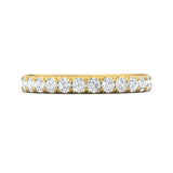 Sugarock Micropave 14K Yellow Gold Wedding Band DEF VVS-VS