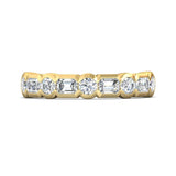 Sugarock Classic Diamond Bands 14K Yellow Gold Anniversary Band DEF VVS-VS