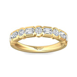 Sugarock Classic Diamond Bands 14K Yellow Gold Anniversary Band DEF VVS-VS