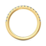 Sugarock Micropave 14K Yellow Gold Wedding Band DEF VVS-VS