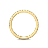 Sugarock Micropave 14K Yellow Gold Wedding Band DEF VVS-VS