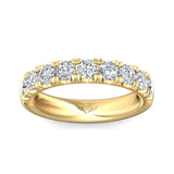 Sugarock Micropave 14K Yellow Gold Wedding Band DEF VVS-VS