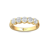 Sugarock Classic Diamond Bands 14K Yellow Gold Anniversary Band DEF VVS-VS