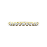 Sugarock Channel/Shared Prong 14K Yellow Gold Wedding Band DEF VVS-VS