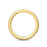 Sugarock Micropave 14K Yellow Gold Wedding Band DEF VVS-VS