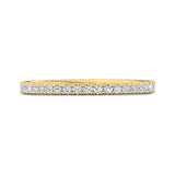 Sugarock Micropave 14K Yellow Gold Wedding Band DEF VVS-VS
