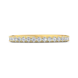 Sugarock Micropave 14K Yellow Gold Wedding Band DEF VVS-VS