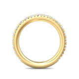 Sugarock Micropave 14K Yellow Gold Wedding Band DEF VVS-VS