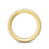 Sugarock Micropave 14K Yellow Gold Wedding Band DEF VVS-VS