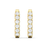 Sugarock Classic Diamond Earrings 14K Yellow Gold Earring DEF VVS-VS