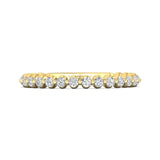 Sugarock Channel/Shared Prong 14K Yellow Gold Wedding Band DEF VVS-VS