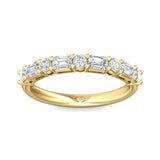 Sugarock Classic Diamond Bands 14K Yellow Gold Anniversary Band DEF VVS-VS