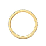 Sugarock Micropave 14K Yellow Gold Wedding Band DEF VVS-VS