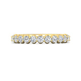 Sugarock Channel/Shared Prong 14K Yellow Gold Wedding Band DEF VVS-VS