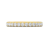 Sugarock Micropave 14K Yellow Gold Wedding Band DEF VVS-VS