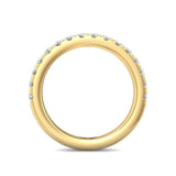 Sugarock Micropave 14K Yellow Gold Wedding Band DEF VVS-VS