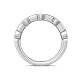 Sugarock Classic Diamond Bands Platinum Anniversary Band DEF VVS-VS