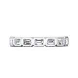 Sugarock Classic Diamond Bands Platinum Anniversary Band DEF VVS-VS