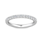 Sugarock Micropave Platinum Wedding Band DEF VVS-VS