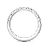 Sugarock Micropave Platinum Wedding Band DEF VVS-VS