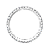 Sugarock Micropave Platinum Wedding Band DEF VVS-VS