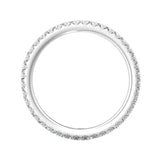 Sugarock Micropave Platinum Wedding Band DEF VVS-VS