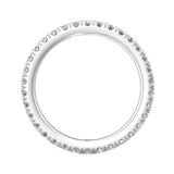 Sugarock Micropave Platinum Wedding Band DEF VVS-VS