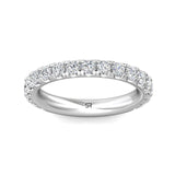 Sugarock Micropave Platinum Wedding Band DEF VVS-VS