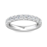 Sugarock Micropave Platinum Wedding Band DEF VVS-VS