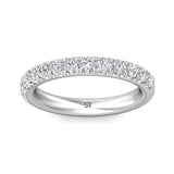 Sugarock Micropave Platinum Wedding Band DEF VVS-VS
