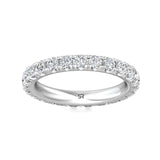 Sugarock Micropave Platinum Wedding Band DEF VVS-VS