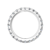 Sugarock Micropave Platinum Wedding Band DEF VVS-VS