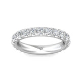 Sugarock Micropave Platinum Wedding Band DEF VVS-VS