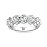 Sugarock Classic Diamond Bands Platinum Anniversary Band DEF VVS-VS