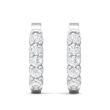 Sugarock Classic Diamond Earrings Platinum Earring DEF VVS-VS