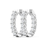 Sugarock Classic Diamond Earrings Platinum Earring DEF VVS-VS