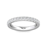 Sugarock Micropave Platinum Wedding Band DEF VVS-VS