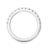 Sugarock Micropave Platinum Wedding Band DEF VVS-VS