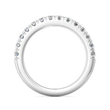 Sugarock Micropave Platinum Wedding Band DEF VVS-VS
