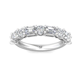 Sugarock Classic Diamond Bands Platinum Anniversary Band DEF VVS-VS