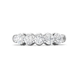 Sugarock Classic Diamond Bands Platinum Anniversary Band DEF VVS-VS