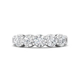 Sugarock Classic Diamond Bands Platinum Anniversary Band DEF VVS-VS