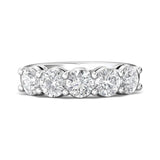 Sugarock Classic Diamond Bands Platinum Anniversary Band DEF VVS-VS