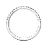 Sugarock Micropave Platinum Wedding Band DEF VVS-VS
