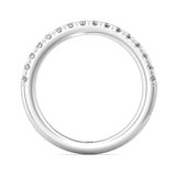 Sugarock Micropave 18K White Gold Wedding Band DEF VVS-VS