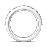 Sugarock Classic Diamond Bands 18K White Gold Anniversary Band DEF VVS-VS